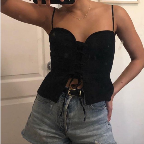 Aritzia Wilfred Loiret Corset Tie Top - Picture 5 of 5